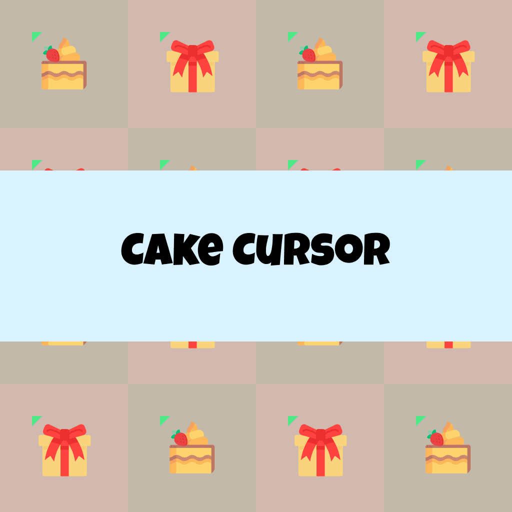Preview Cake cursor custom cursor pack